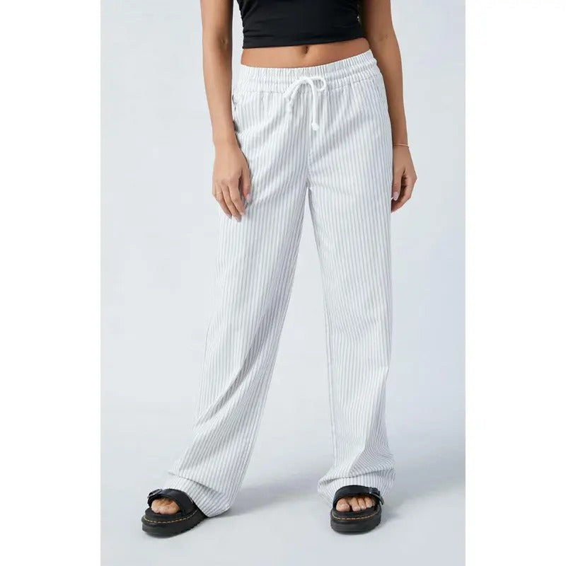 PacSun Women's Striped Pull-On Pants T-Shirts, Hoodie, Sweatshirt | DripVista.com