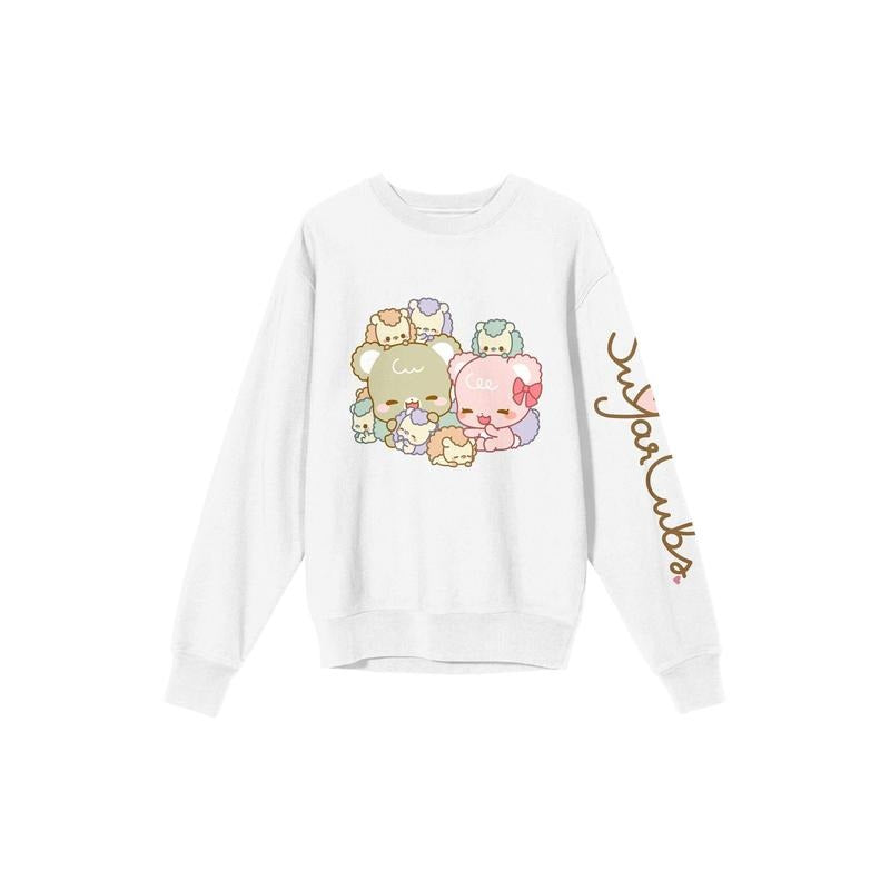 PacSun Women's Sugar Cubs Family Group Shot Crew Neck Sweatshirt