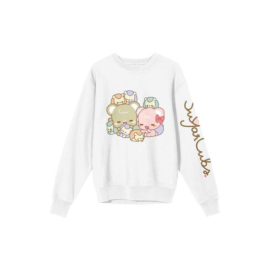 PacSun Women's Sugar Cubs Family Group Shot Crew Neck Sweatshirt