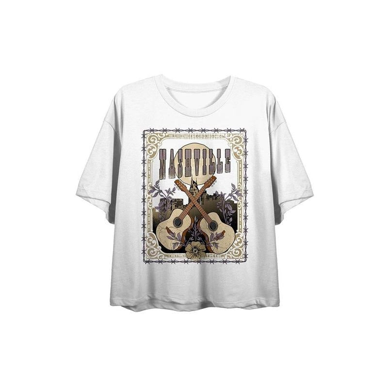 PacSun Women's Vintage Country Nashville Cropped T-Shirt Hoodie, Sweatshirt | DripVista.com
