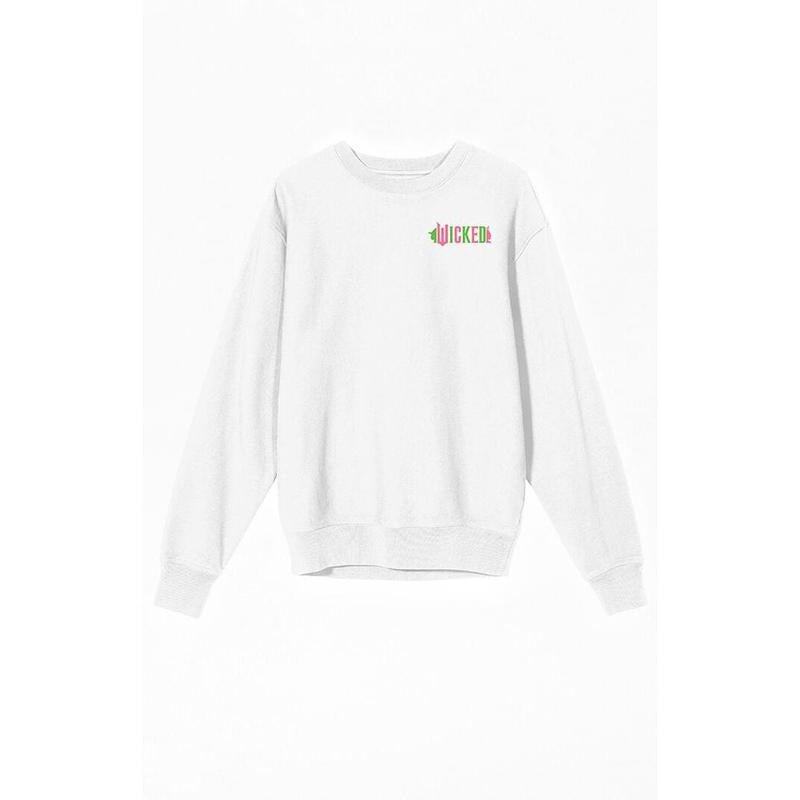 PacSun Women's Wicked Part One Elphaba & Glinda Crew Neck Sweatshirt T-Shirts, Hoodie | DripVista.com