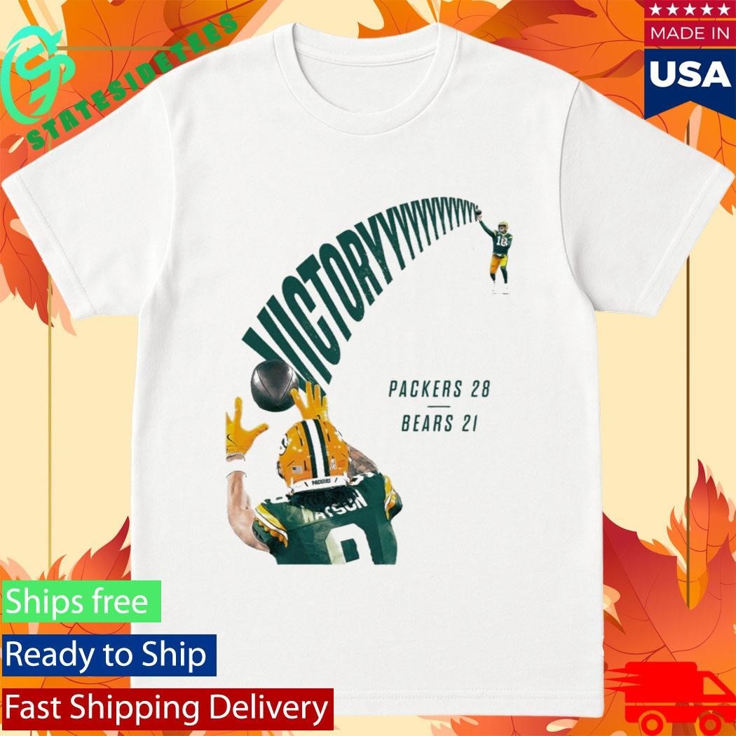 Packers Victory 28 Bears 21 Shirt
