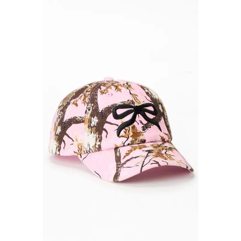 Pacsun Women's Pink Camo Bow Dad Hat T-Shirts, Hoodie, Sweatshirt | DripVista.com