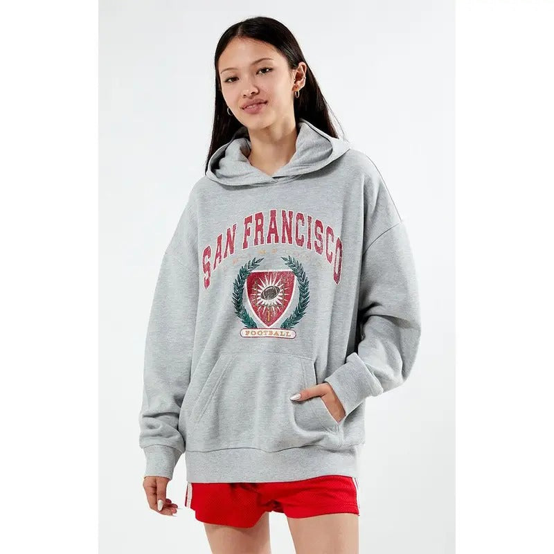Pacsun Women's San Francisco Hoodie T-Shirts, Sweatshirt | DripVista.com