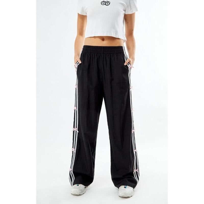Pacsun Women's Side Stripe Bow Track Pants T-Shirts, Hoodie, Sweatshirt | DripVista.com