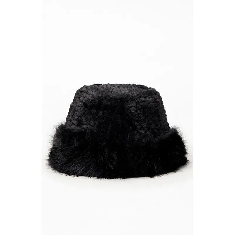 Pacsun Women's Textured Faux Fur Bucket Hat T-Shirts, Hoodie, Sweatshirt | DripVista.com