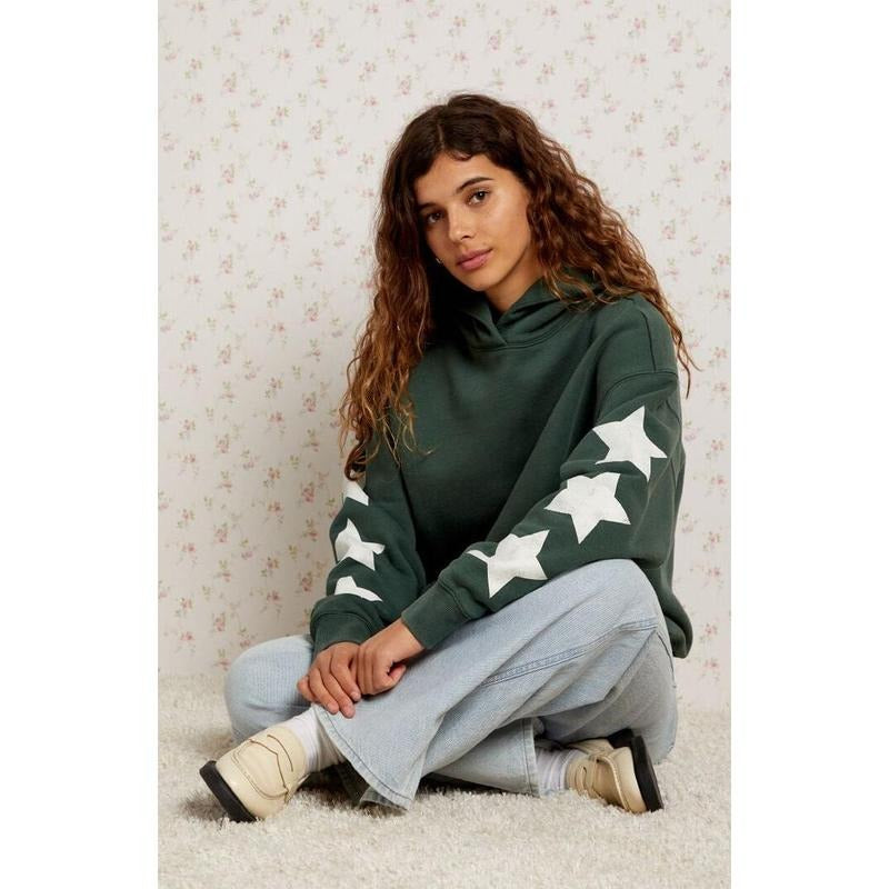 Pacsun Women's Triple Star Hoodie T-Shirts, Sweatshirt | DripVista.com