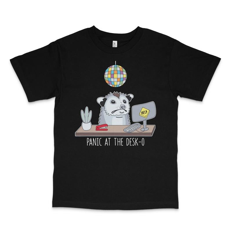Panic At The Desk Custom Printed T-Shirt Hoodie, Sweatshirt | DripVista.com
