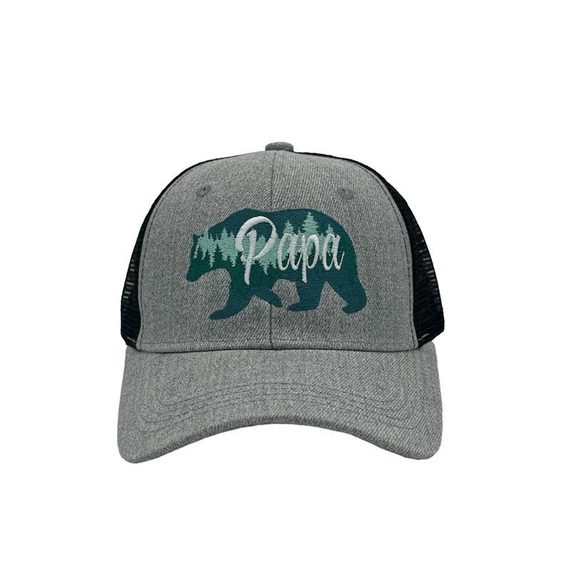Papa Bear Hat Funny Fathers Day Gift Graphic Cap Funny Hats Sarcastic  Funny Animal  Novelty Caps for Men Standard...
