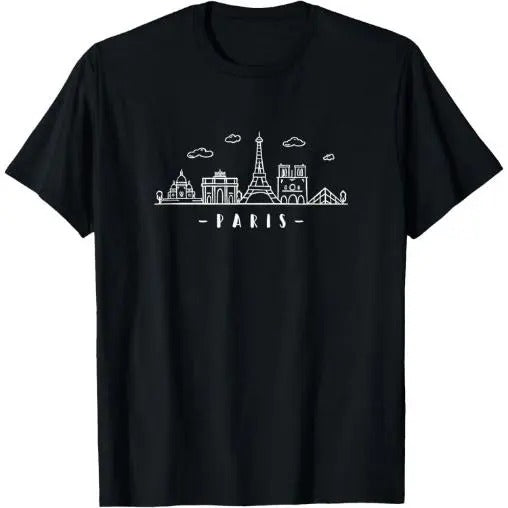Paris France Capital-City Skyline Eiffel-Tower paris lovers T-Shirt Made in USA Hoodie, Sweatshirt | DripVista.com