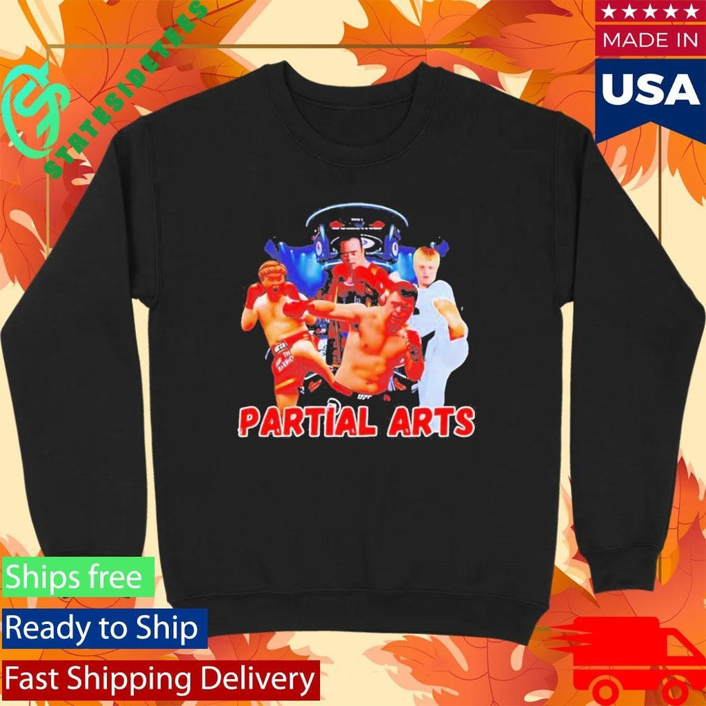 Partial Arts Down Shirt