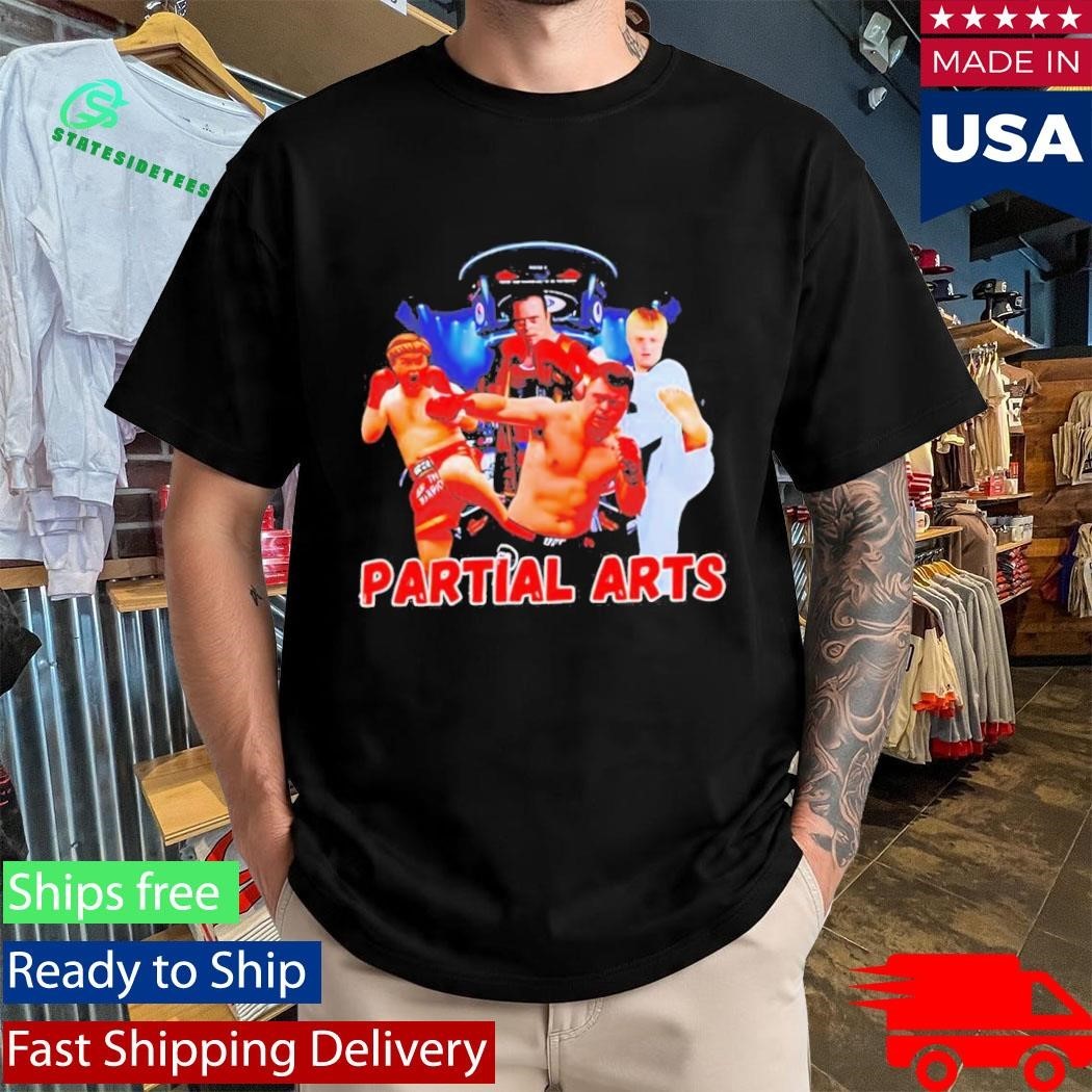 Partial Arts Down Shirt