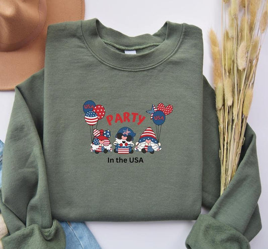 Party In The Usa Shirt4th Of July Shirtfamily Matching Shirtfunny 4th Of July Shirtindependence Day Shirt Gnome Tshirtusa Summer Shirt