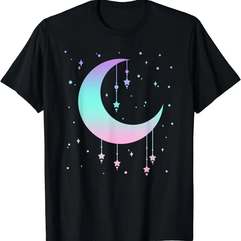 Pastel Moon Kawaii Pastel Goth T-Shirt Hoodie, Sweatshirt | DripVista.com