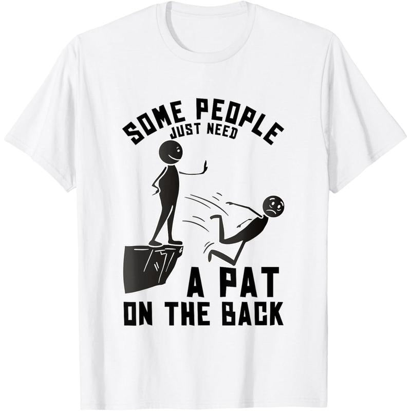 Pat On The Back Funny Adult Sarcastic Design T-Shirt made in usa Hoodie, Sweatshirt | DripVista.com
