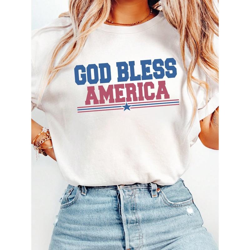 Patriotic Blessing - TNF Lightsaber brand - Shirt: FOG Bless America style 02