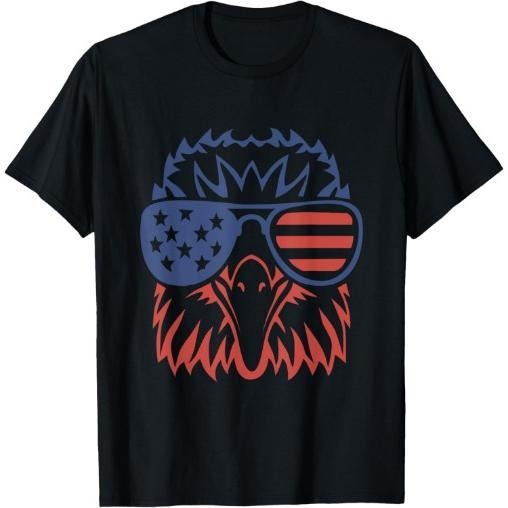 Patriotic Eagle 4th of July USA American Flag T-Shirt Made in USA Hoodie, Sweatshirt | DripVista.com