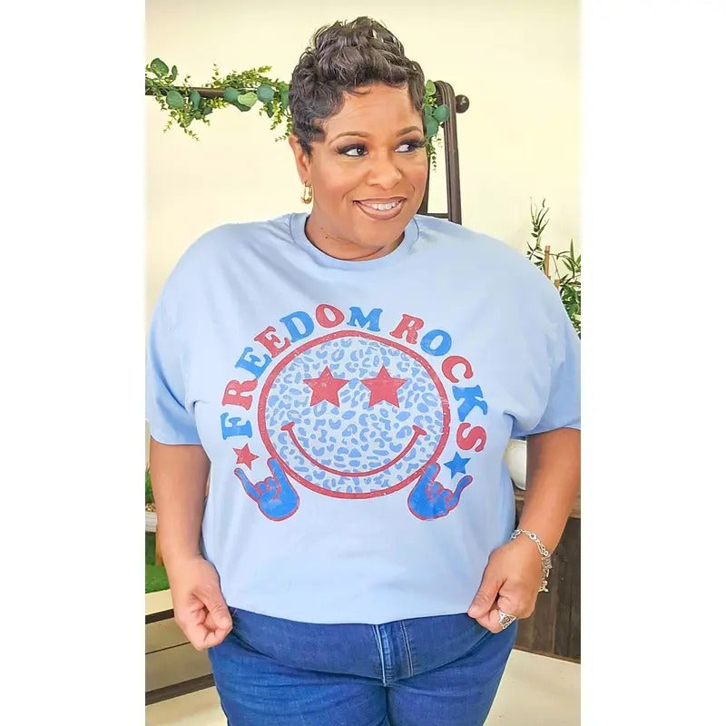 Patriotic Freedom Rocks Graphic Shirt Hoodie, Sweatshirt | DripVista.com