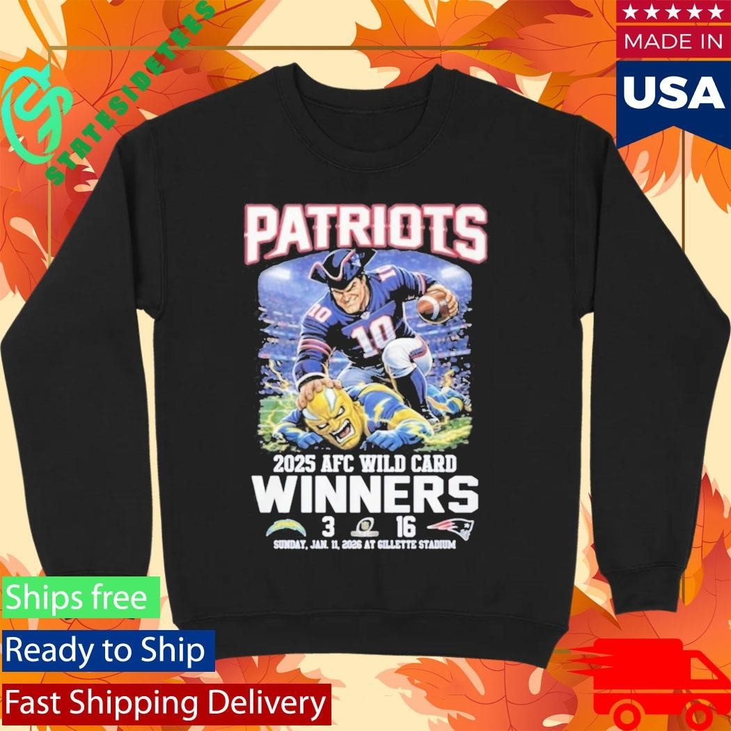Patriots 2025 AFC Wild Card Winners Shirt