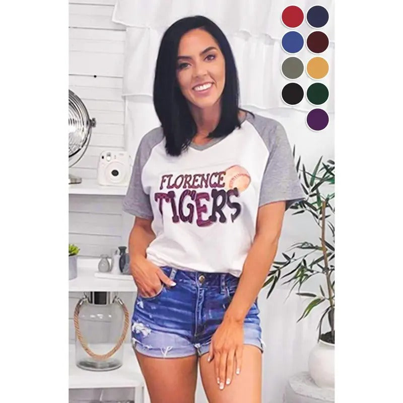Patterned Home Plate Baseball V-Neck T-Shirts, Hoodie, Sweatshirt | DripVista.com