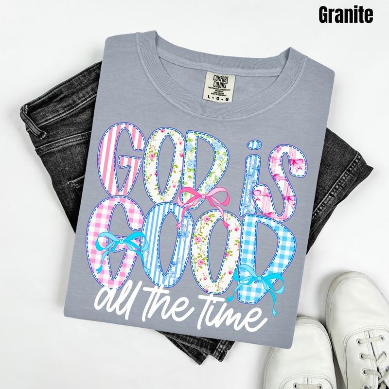 Patterns God Is Good Comfort Colors T-Shirt 'NLB' Hoodie, Sweatshirt | DripVista.com