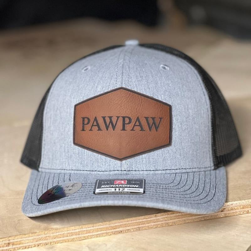 Pawpaw Hat Richardson 112 Leather Patch Engraved T-Shirts, Hoodie, Sweatshirt | DripVista.com