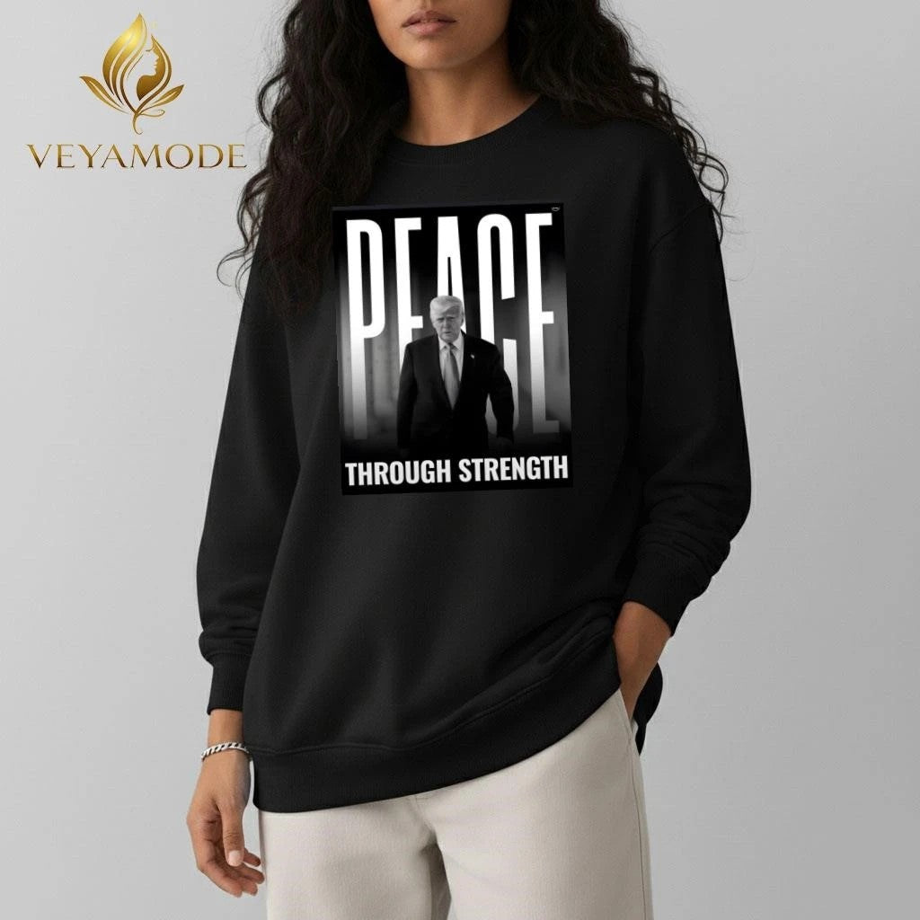 Peace through strength Trump tee