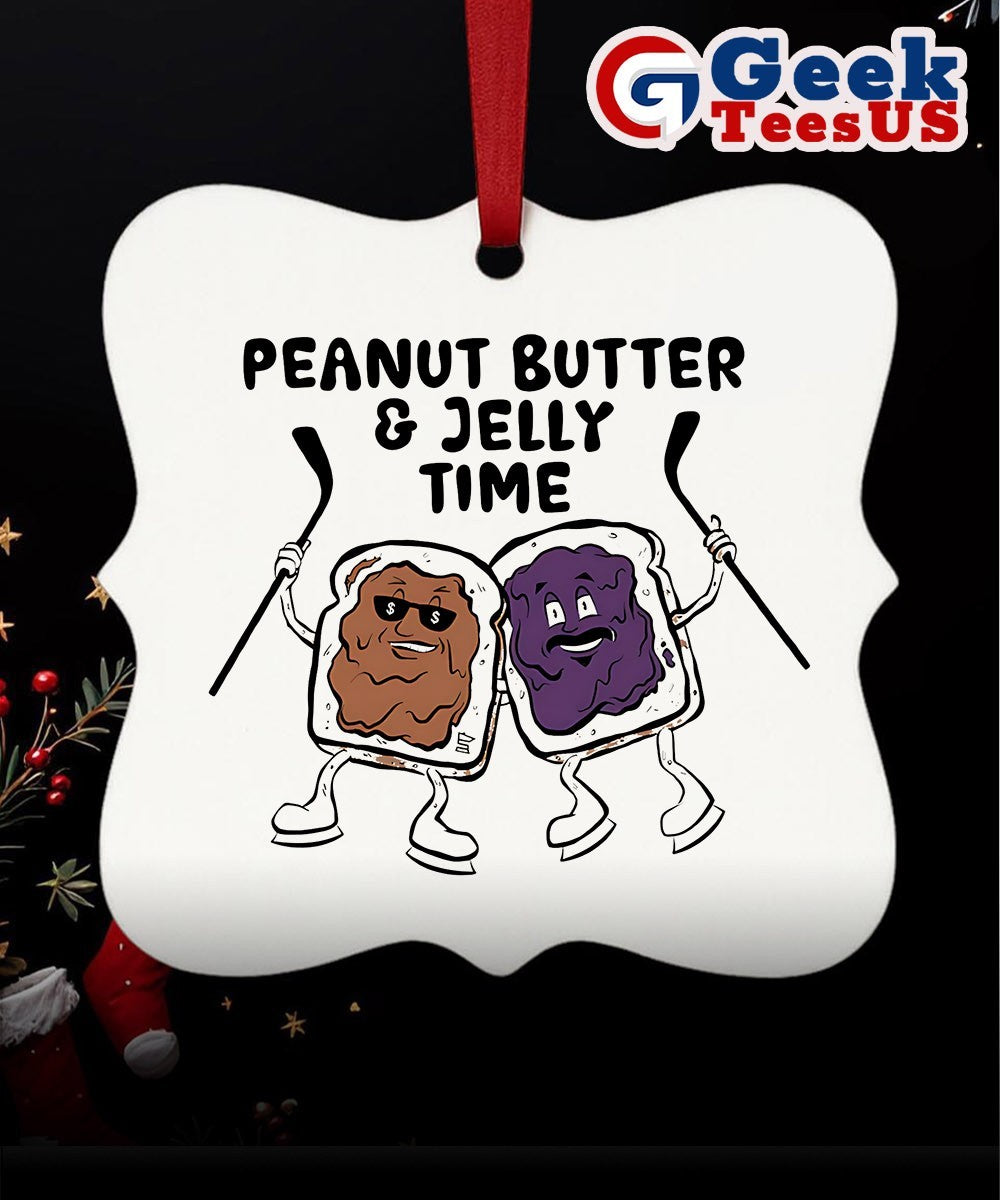 Peanut butter jelly time Ornament