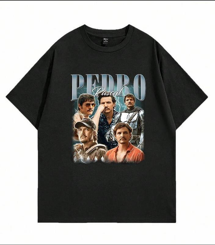 Pedro Pascal  Casual Style, Plain Design, Ideal for Everyday Wear T-shirt Cotton Fabric Hoodie, Sweatshirt | DripVista.com