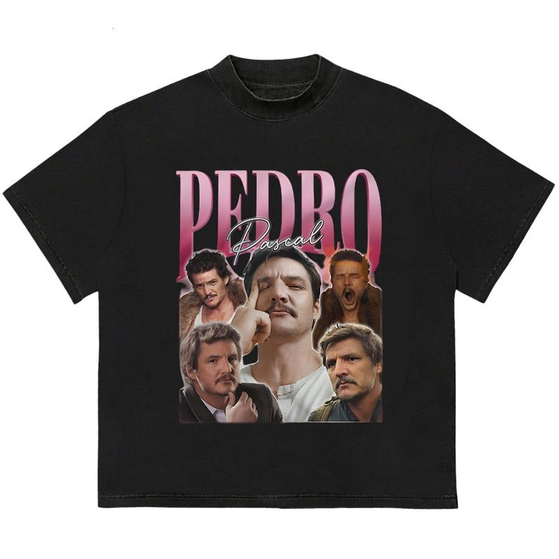 Pedro Pascal T-Shirt Everyday Graphic Tee Casual, Comfy, and Stylish Perfect Gift for Fans Hoodie, Sweatshirt | DripVista.com