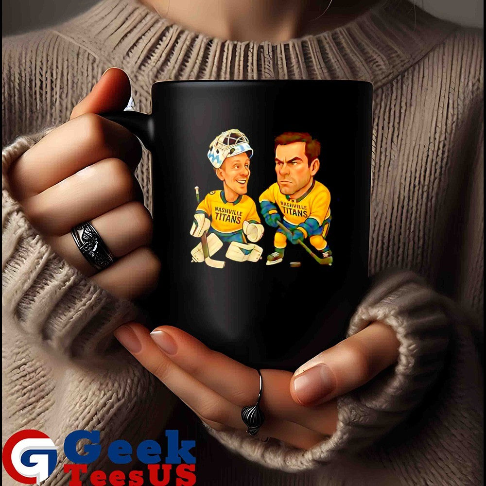Pekka Rinne and Shea Weber Nashville Titans Hockey caricatures shirt
