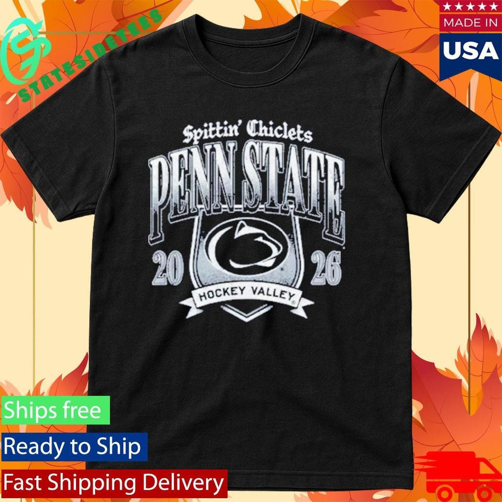 Penn State Hockey X Spittin Chiclets Emblem Shirt