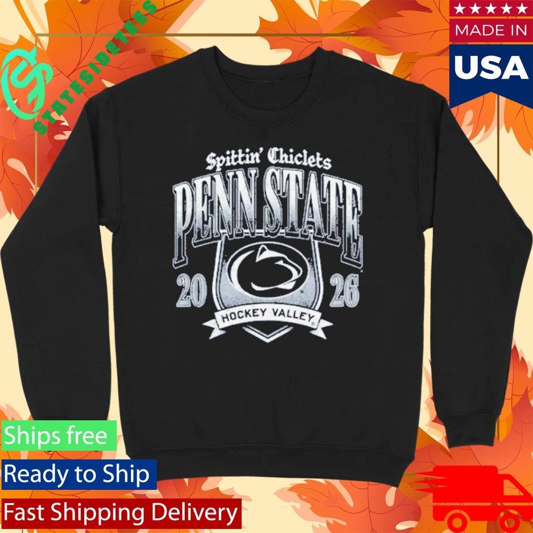 Penn State Hockey X Spittin Chiclets Emblem Shirt