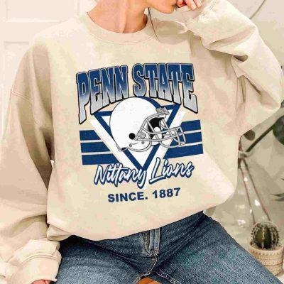 Penn State Nittany Lions Vintage Team University College NCAA Football T-Shirt Unisex Sweatshirt Cotton Fabric Cotton Fabric