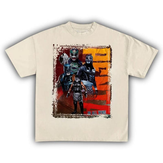 Pentagón Jr Mask T-Shirt, Pentagon Wrestling Tee, Sports Shirt, WWE, Workout Tshirt, Gift for Him Gift For Her Crewneck Cotton Menswear Top Streetwear