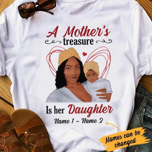 Personalized  Mom &amp; Daughter Treasure T Shirt SB82 95O34