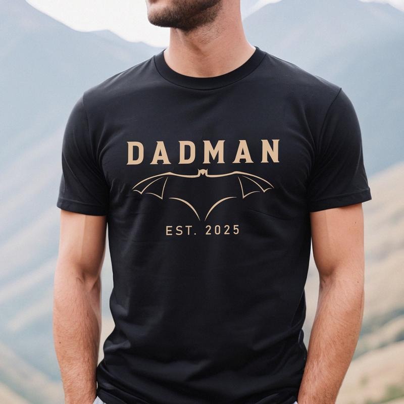 Personalized Dadman T-Shirt | Funny Dad Shirt | Superhero Dad Tee | Gift for New Dads | Fathers Day Gift Hoodie, Sweatshirt