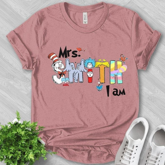 Personalized Teacher Name Shirt, Dr Teacher Shirt, Thing 1 Thing 2 Shirt,Funny School Shirt,Back to School,Teacher Team, Teacher Gift NETG38