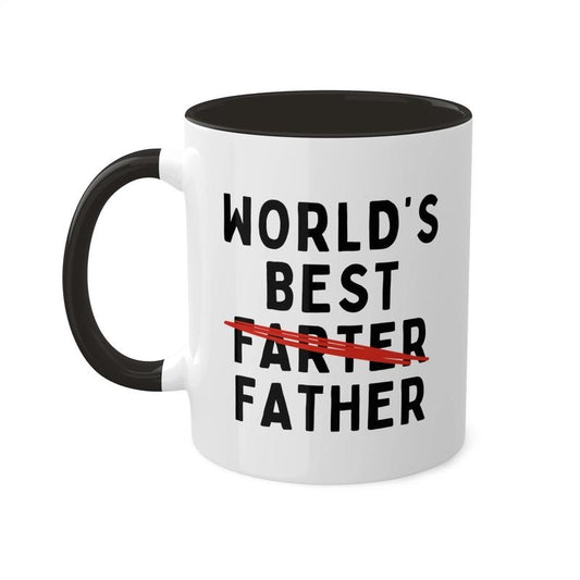 Personalized World's Best Father Funny Mug, Custom Funny Dad Mug, Best Farter, Dad Gift, Birthday Gifts, Personalised Gift, Christmas