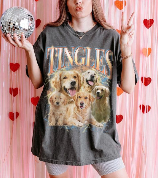 Pet Custom Bootleg Vintage Shirt, Personalized dog Shirt, Dog mom Shirt, Retro pet Gift Shirt, Custom Cat Shirt, Bootleg 90s Rap Dog t-shirt Top Womenswear Top Womenswear Streetwear Comfort Tshirt Summer