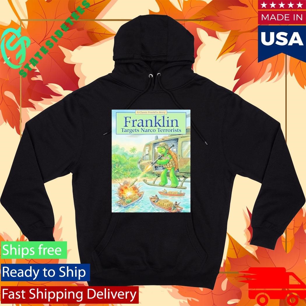 Pete Hegseth Turtle Franklin Target Narco Terrorists Shirt