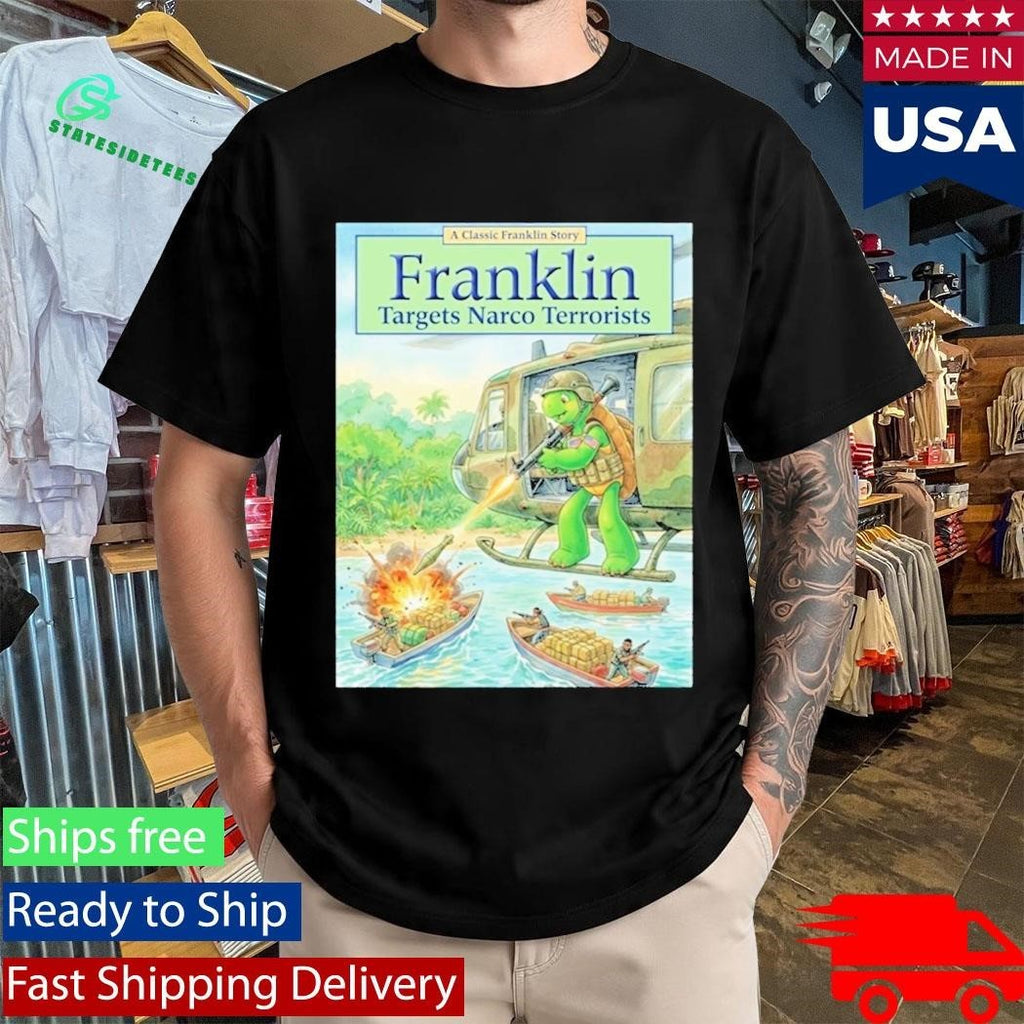 Pete Hegseth Turtle Franklin Target Narco Terrorists Shirt
