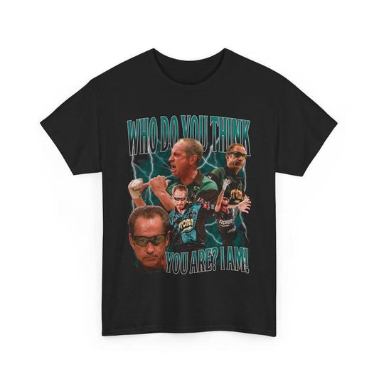 Pete Weber Bowling Who Do You Think You Are I AM Unisex Heavy Cotton Shirt