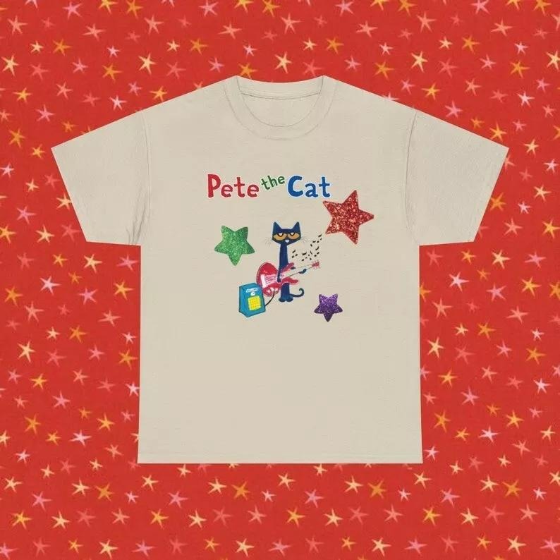 Pete the Cat Shirt - Childhood Memories Tee | Cute Cartoon Character Apparel