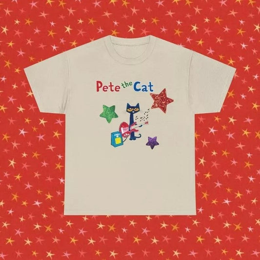 Pete the Cat Shirt - Childhood Memories Tee | Cute Cartoon Character Apparel