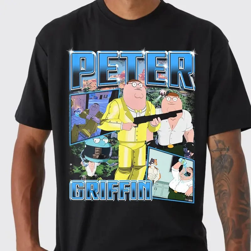 Peter Griffin shirt,Graphic Tee Menswear Top Hoodie, Sweatshirt | DripVista.com