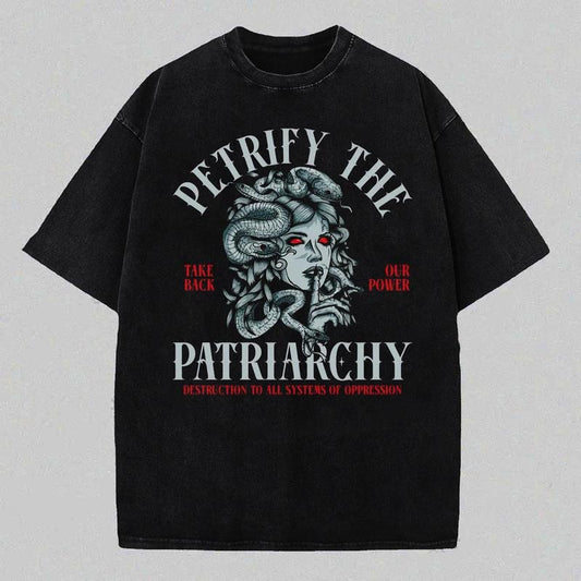 Petrify The Patriarchy Shirt, Medusa Shirt, Smash The Patriarchy Tshirt, Feminist Shirt, Womens Rights Shirt, Gift for Women, Political Tee Top Womenswear