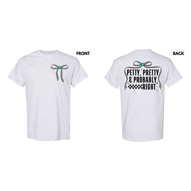 Petty Pretty Gildan Short Sleeve T-Shirt Hoodie, Sweatshirt | DripVista.com