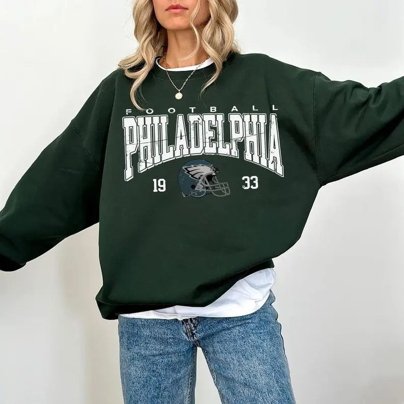 Philadelphia Football Sweatshirt, Sundays are for the Birds Crewneck, Bird Gang Football Gift Fan T-Shirts, Hoodie