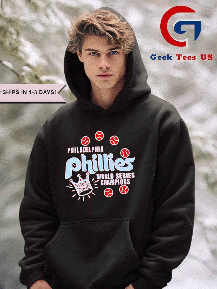Philadelphia Phillies World Series Champions 1980-2008 shirt
